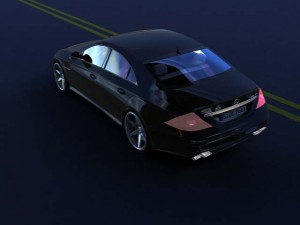 mercedes cls 55 amg 3D Model
