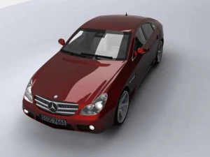 mercedes cls 55 amg 3D Model