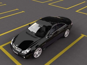mercedes cls 55 amg 3D Model