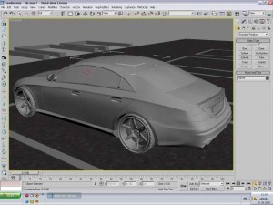 mercedes cls 55 amg 3D Model