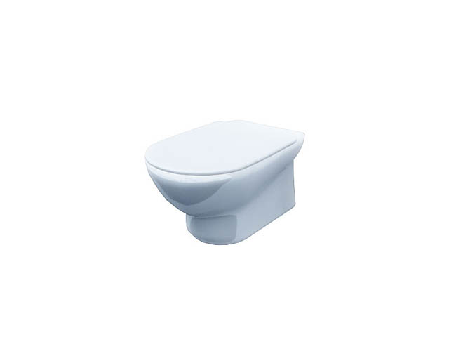 wall-hung wc 3D Модель .c4d .max .obj .3ds .fbx .stl .blend 
