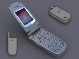 cdma pantech 550 3D Модель