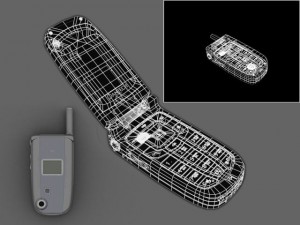 cdma pantech 550 3D 모델