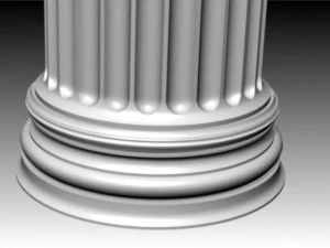 column by ionic orde 3D Model