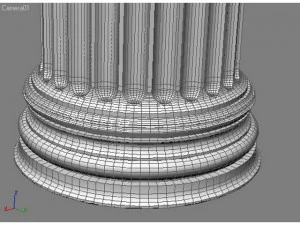 column by ionic orde 3D Model