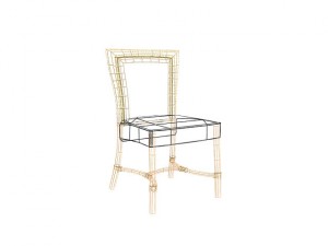 chair veneto Model 3D