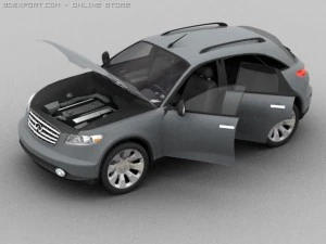 infiniti fx 45 3D Model