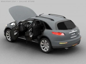 infiniti fx 45 3D Model