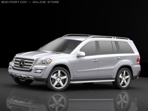 mercedes gl 420 bluetec 3D मॉडल