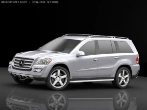 mercedes gl 420 bluetec 3D Model