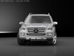 mercedes gl 420 bluetec 3D मॉडल