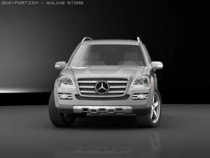 mercedes gl 420 bluetec 3D Model