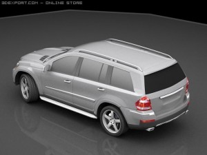 mercedes gl 420 bluetec 3D मॉडल