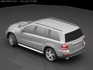 mercedes gl 420 bluetec 3D Model