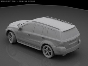 mercedes gl 420 bluetec 3D मॉडल