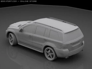 mercedes gl 420 bluetec 3D Model