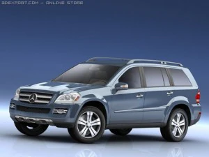 mercedes gl 450 3D Model