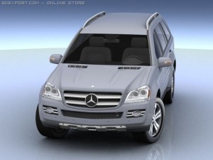 mercedes gl 450 Modèle 3D
