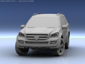 mercedes gl 450 Modèle 3D