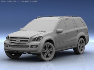 mercedes gl 450 Modèle 3D