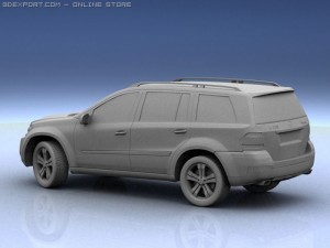 mercedes gl 450 Modèle 3D
