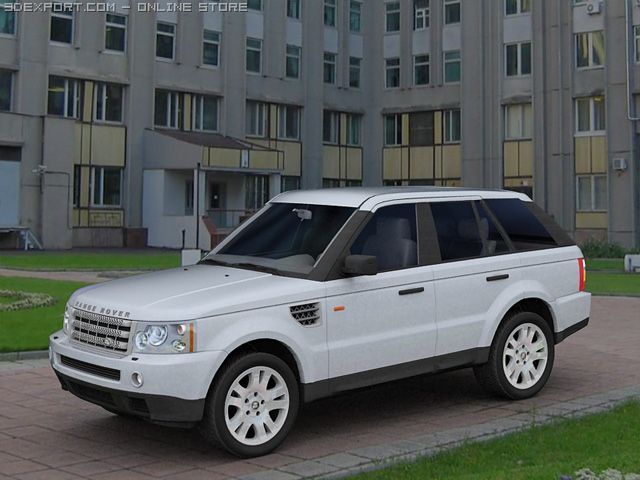 range rover sport 2006 Model 3D .c4d .max .obj .3ds .fbx .stl .blend 