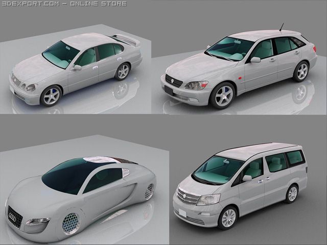 collection 3D 모델 .c4d .max .obj .3ds .fbx .stl .blend 