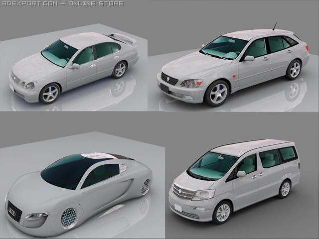 collection 3D Model .c4d .max .obj .3ds .fbx .stl .blend 