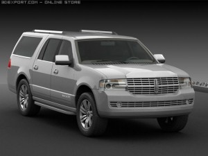 lincoln navigator 2007 Model 3D