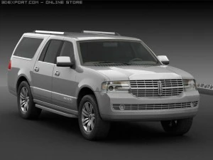 lincoln navigator 2007 3D Model