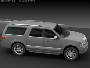 lincoln navigator 2007 Model 3D