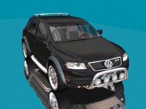 vw touareg tyuning 3D Model