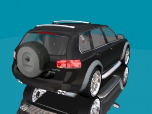 vw touareg tyuning Modelo 3D