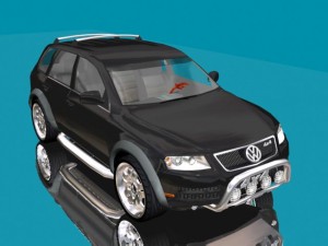 vw touareg tyuning Modelo 3D