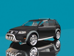 vw touareg tyuning Modelo 3D