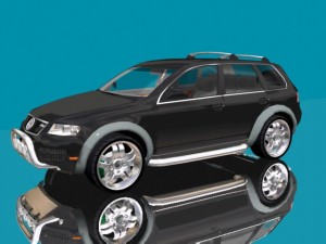 vw touareg tyuning Modelo 3D