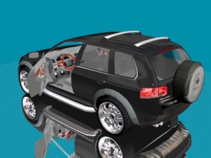 vw touareg tyuning Modelo 3D