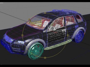 vw touareg tyuning Modelo 3D