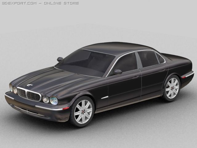 jaguar xj8 2004 3D 模型 .c4d .max .obj .3ds .fbx .stl .blend