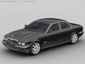 jaguar xj8 2004 3D Model