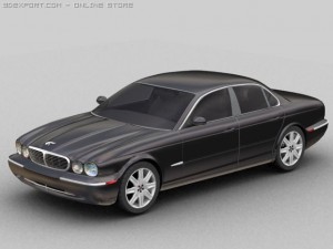 jaguar xj8 2004 Modelo 3D