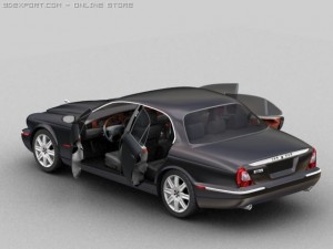 jaguar xj8 2004 3D 模型