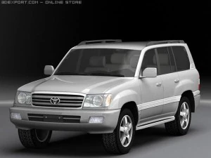 toyota land cruiser 2006 3D Model