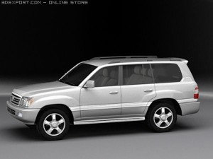 toyota land cruiser 2006 3D 모델