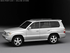 toyota land cruiser 2006 3D Model
