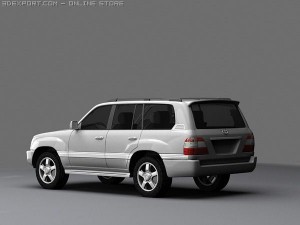 toyota land cruiser 2006 3D 모델
