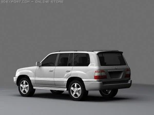 toyota land cruiser 2006 3D Model