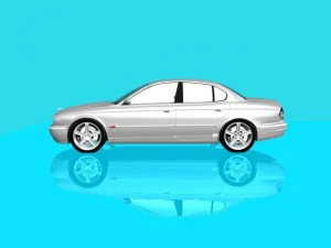 jaguar x-type 3D Model