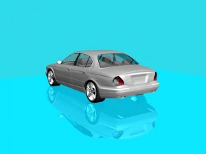 jaguar x-type 3D Model