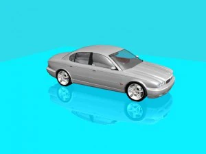 jaguar x-type 3D Model